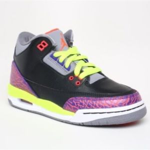 Jordan 3 retro Atomic Red Volt